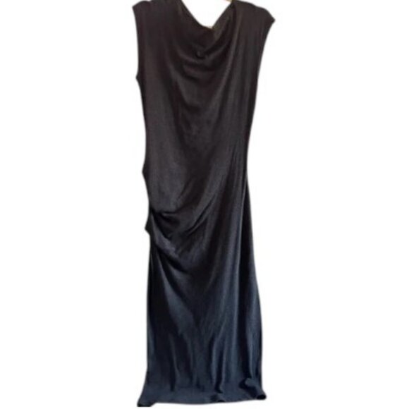 James Perse sleeveless maxi dress black women's size 4 - Picture 3 of 4